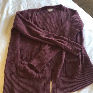 Maroon cardigan